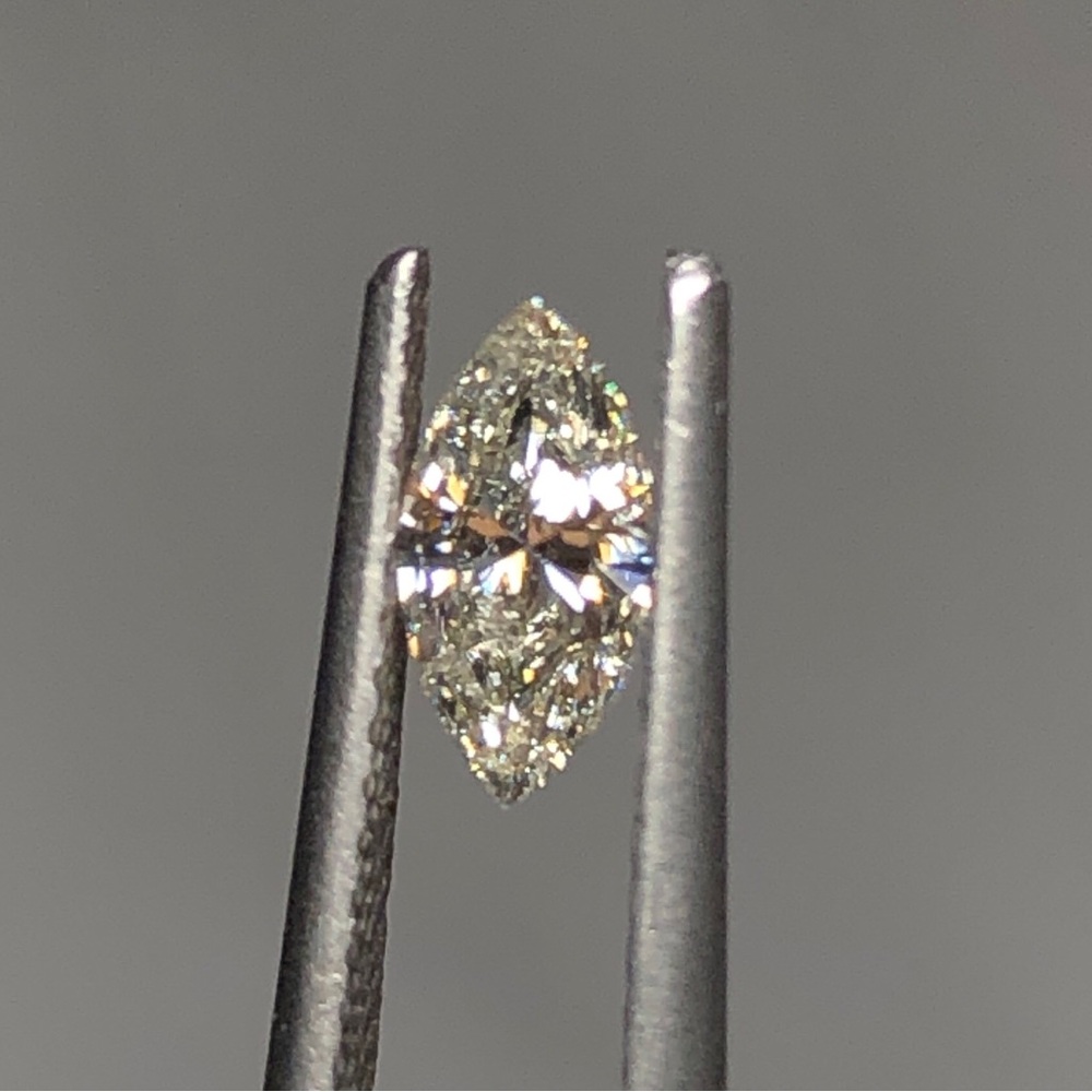 Natural Earth Mined Marquise Cut Diamond 0.4ct Si1 I color very good cut